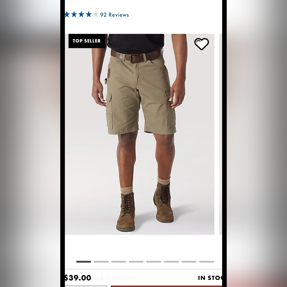 FOR vickanid only NWT Riggs x4 Ranger Workwear Shorts